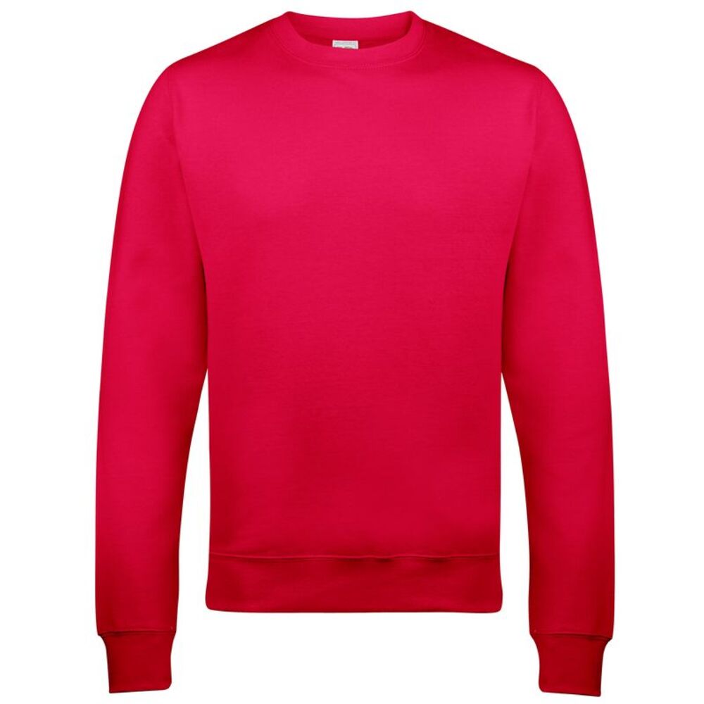 AWDis Just Hoods AWDis Unisex Crew Neck Plain Sweatshirt (280 GSM) / Cranberry